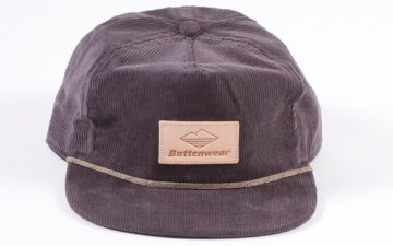 Battenwear-Corduroy-Club-Cap-front