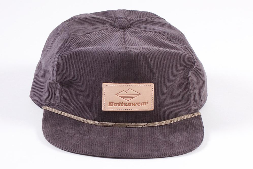 Battenwear-Corduroy-Club-Cap-front