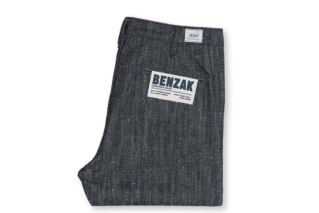 Benzak Denim Developers Let It Snow With a Neppy Duo folded