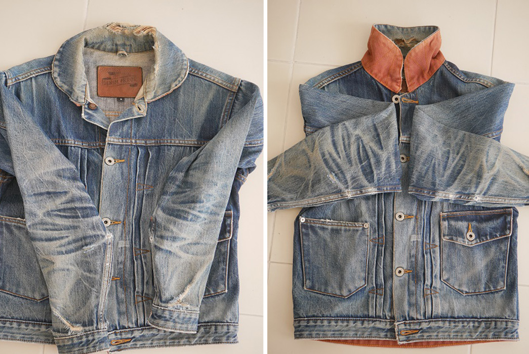 Fade Friday - Denim Error Workwear Jacket Lot 1 (3 years, 1 wash, Unknown Soaks) fronts 2