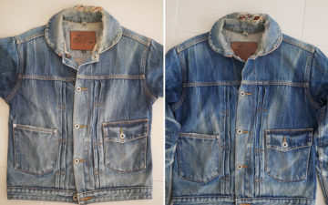 Fade Friday - Denim Error Workwear Jacket Lot 1 (3 years, 1 wash, Unknown Soaks) fronts