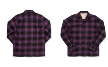 Jelado's Vincent Shirts purple front-and-back