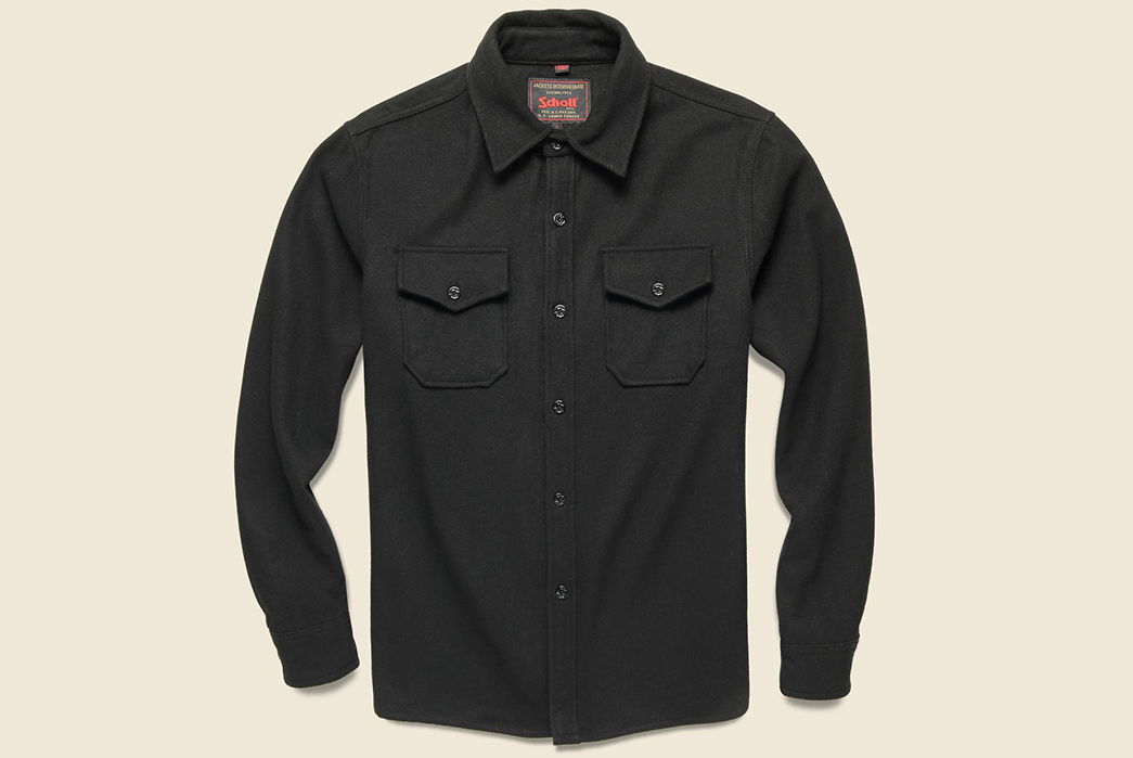 Let-Out-Your-Inner-Seadog-With-Schott's-CPO-Shirts-black-front