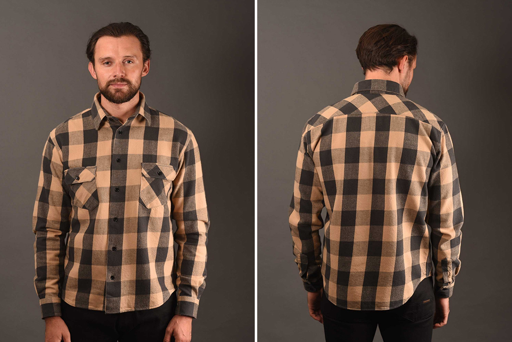 Patterned-Flannel-Shirts---Five-Plus-One-3)-Indigofera-Norris-Selvedge-Flannel