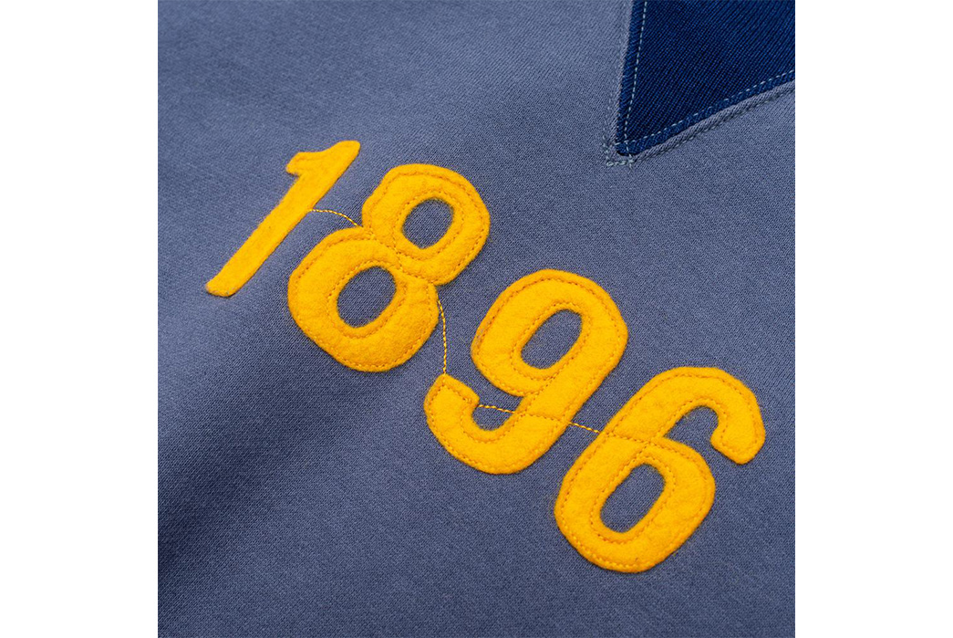 Pherrow's-Channel-1950's-Sportswear-With-The-Early-Athletic-Sweatshirt-blue-detailed