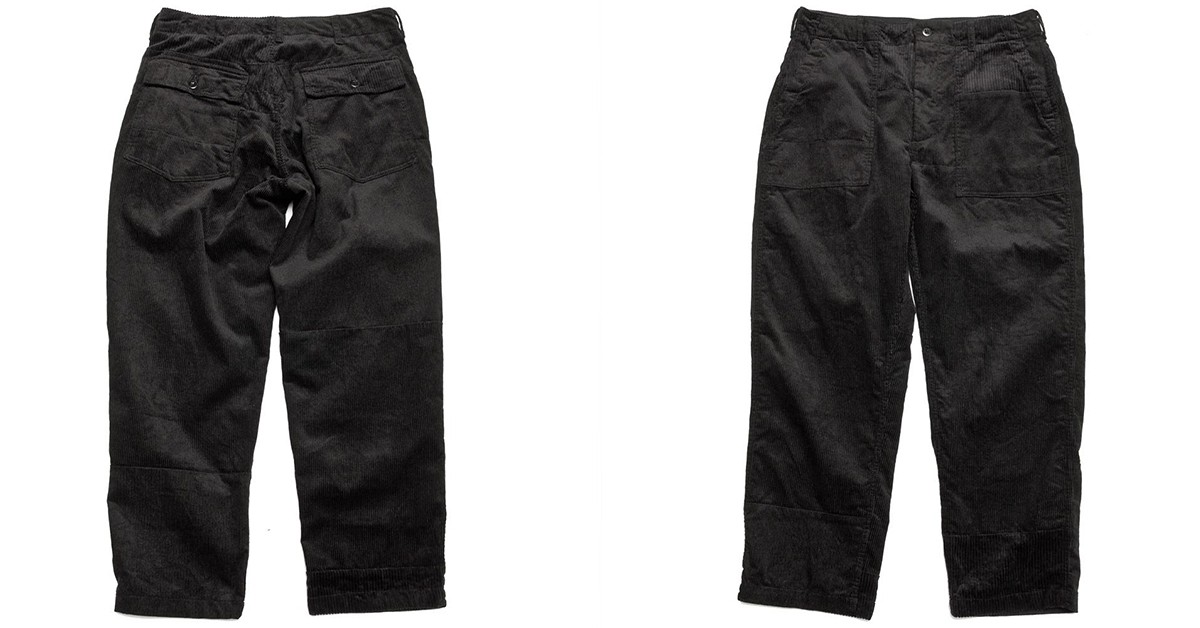 Engineered Garments Fuses a Variety Of Corduroys For a Paneled Fatigue Pant