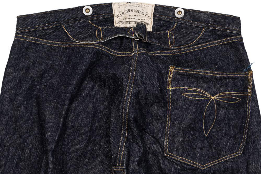 Warehouse-&-Co.-Pays-Tribute-To-Some-Of-The-Earliest-Known-Denims-With-the-1880-Waist-overall-back-top