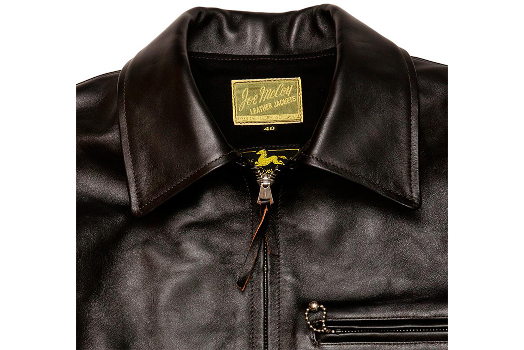 This-Real-McCoy's-Horsehide-Leather-Sports-Jacket-Will-Repel-Your-Drool-front-collar
