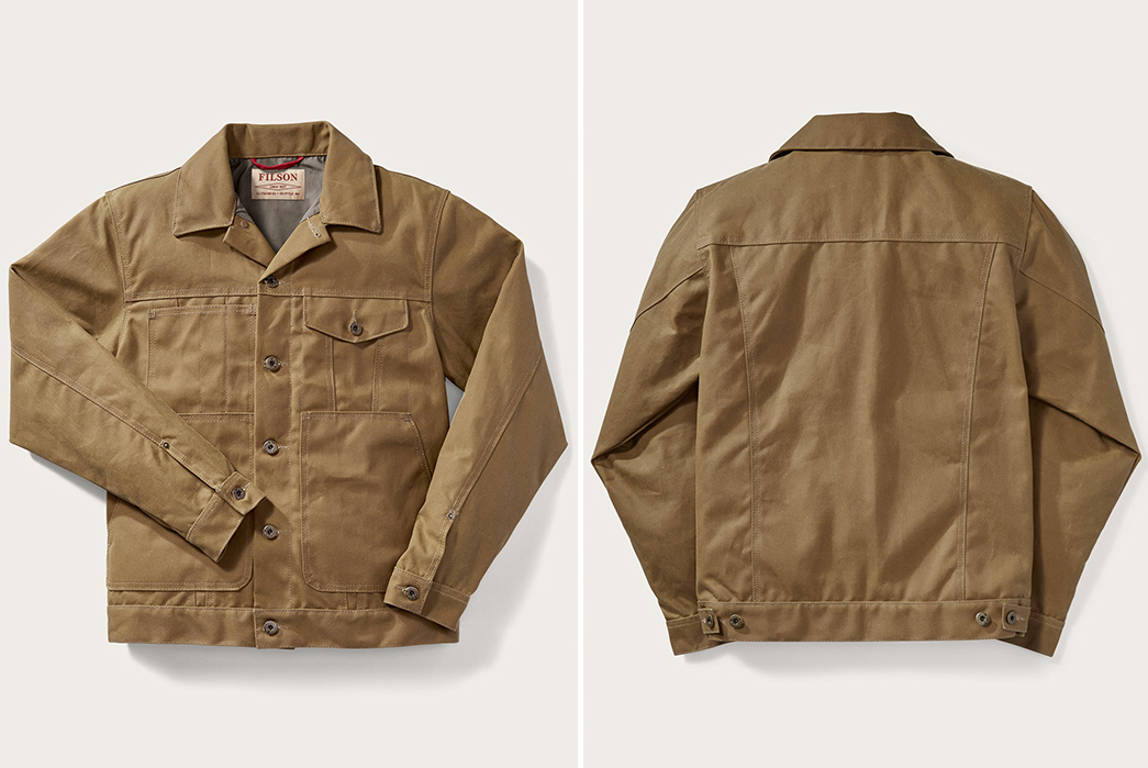 Waxed-Jackets---Five-Plus-One-5)-Filson-Tin-Cloth-Short-Lined-Cruiser-Jacket