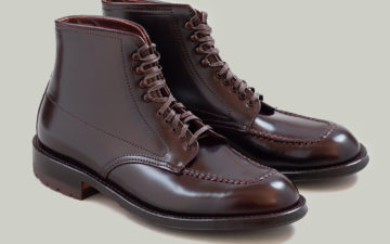Alden-Handsews-Its-Classic-Indy-Boot-In-Shell-Cordovan-For-The-Stronghold-pair-front-side