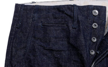 Indigo-Trousers---Five-Plus-One-Plus-One---Samurai-SJ42DP-front-buttons
