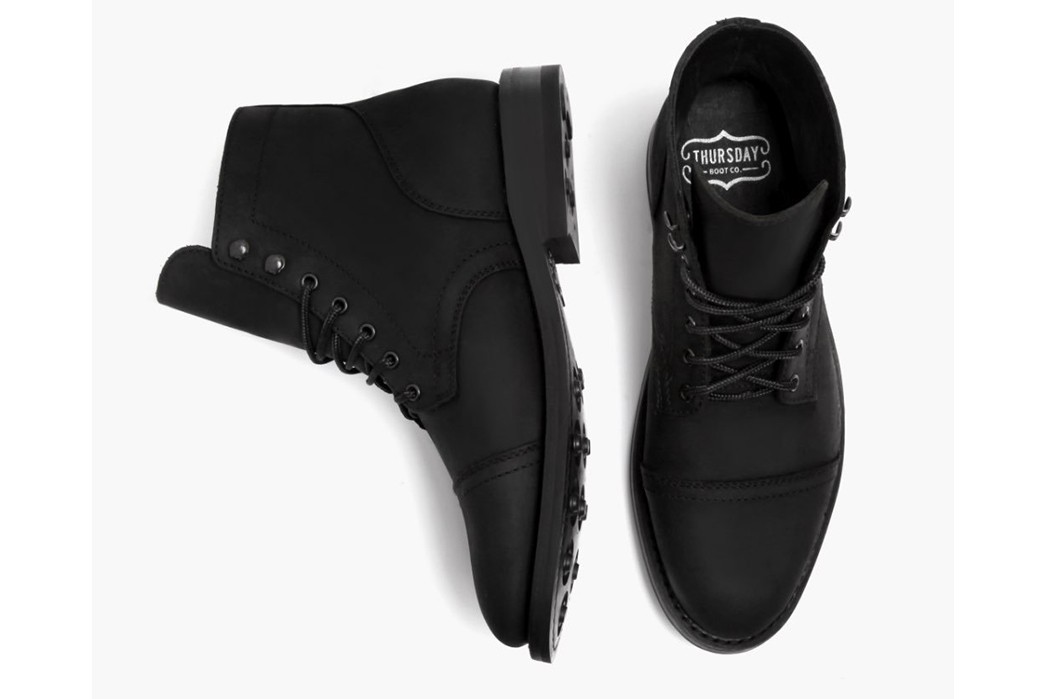Thursday Boot Co. Is Back In Matte Black With a Stealthy Edition Of The ...