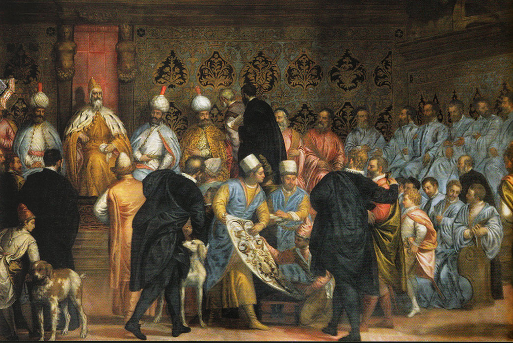 Understanding-Persian-Rugs-Shah-Abbas-in-Venice.-Image-via-Wikipedia.