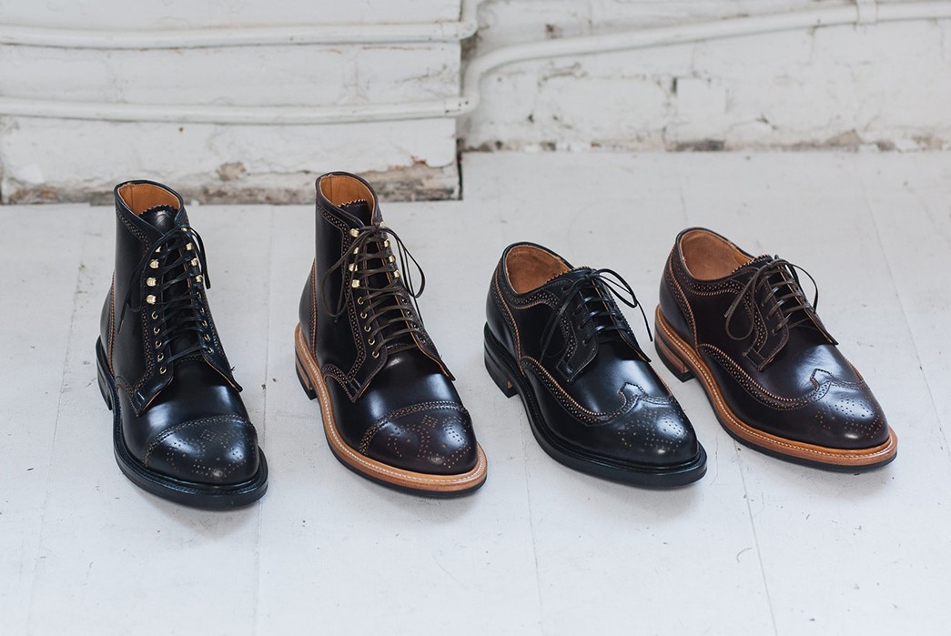 Viberg Goes Brogue with a Four Pack of Shell Cordovan