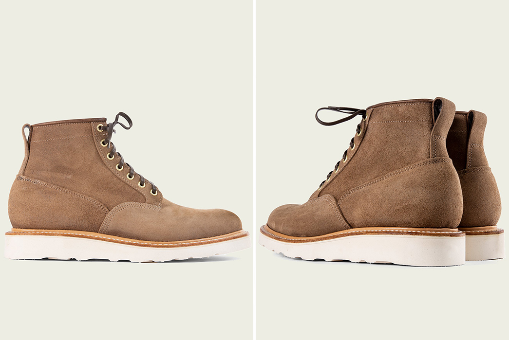 Wedge-Soled-Boots---Five-Plus-One-3)-Viberg-Scout-Boot-in-Natural-Chromexcel-Roughou