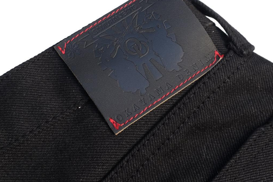 Okayama Denim Blacks Out With Samurai Jeans and Wakes Up With an Exclusive Pair of Jeans back leather patch
