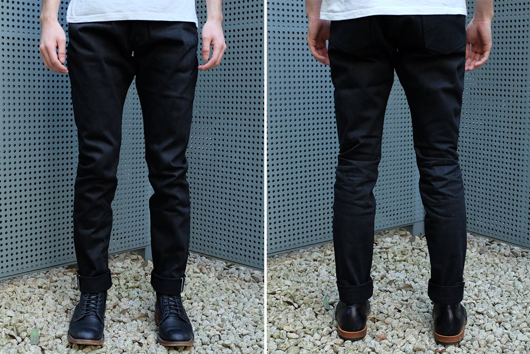 Okayama-Denim-Blacks-Out-With-Samurai-Jeans-and-Wakes-Up-With-an-Exclusive-Pair-of-Jeans-front-back