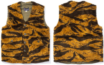 Buzz-Rickson's-Is-On-The-Prowl-With-Its-Gold-Tiger-Boa-Vest-front-back