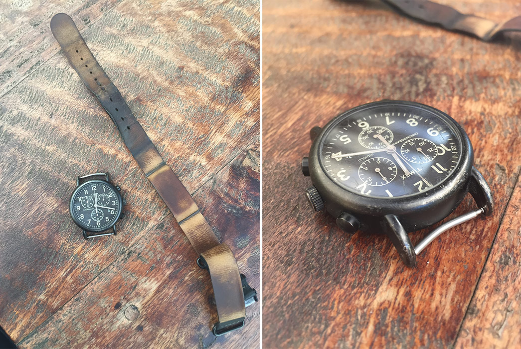 Fade-Friday---Timex-Weekender-Chronograph-(4-Years)-separated