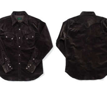 Stevenson-Overall-Co.-Fires-Up-a-Charcoal-Corduroy-Western-Shirt-front-back