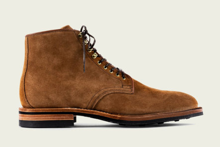 Viberg Unleashes a Trio of Calf Leather Derby Boots-single-side-light-brown