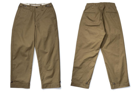 Warehouse-Reproduces-A-Less-Celebrated-Piece-Of-Military-Garb-With-Its-1205-Military-Chinos-front-back