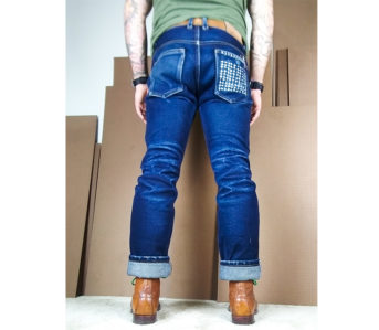 Fade-Friday---SOSO-33-oz.-Heaviest-Denim-In-The-World-Jeans-(8-Months,-2-Washes,-2-Soaks)-model-back