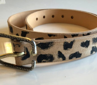 Get Joe Exotic With Cause & Effects Leopard Print Belt