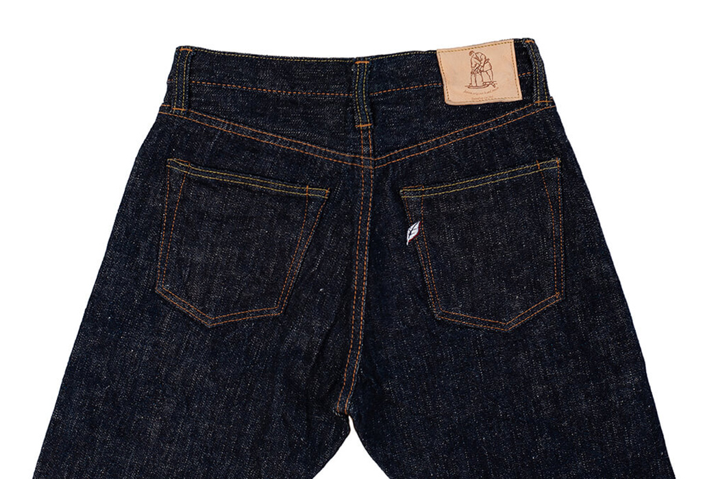Pure Blue Japan Rinses Its 16.5 oz. SLB-019 Jean Just For Self Edge back top 2