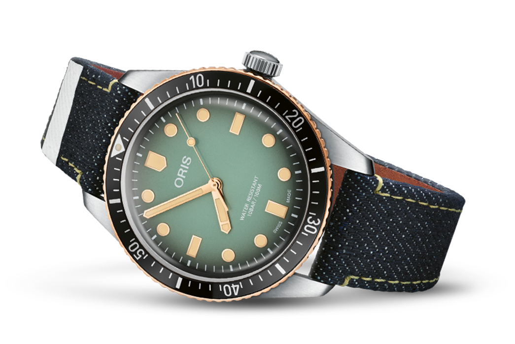 Momotaro-Collaborates-With-Oris-Watches-For-a-Denim-Soaked-Diver