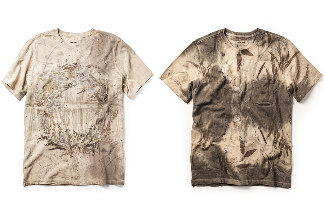 Taylor-Stitch-Celebrates-Earth-Day-2020-With-a-Botanical-Dye-Capsule-Collection-beige-t-shirts