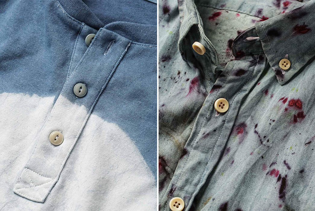 Taylor-Stitch-Celebrates-Earth-Day-2020-With-a-Botanical-Dye-Capsule-Collection-blue-shirts-collar