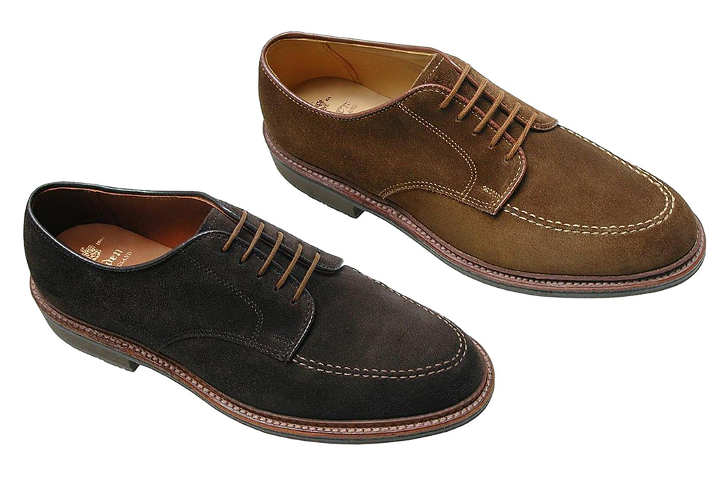 Alden Snuffs Up Two New Suede Moc Toe Oxfords