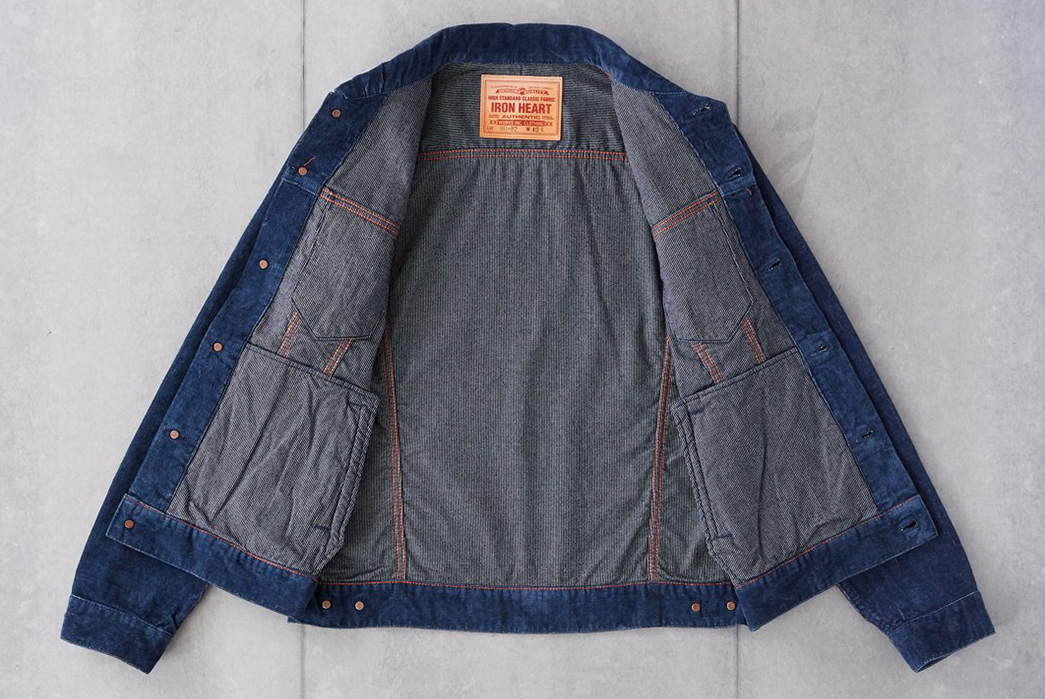 Have-a-Wale-Of-A-Time-In-Iron-Heart's-82-J-Indigo-Corduroy-Modified-Type-III-front-open