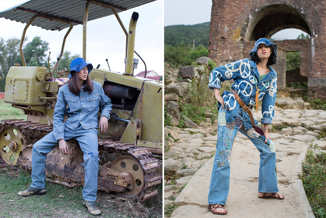 Kapital-Heads-to-Vietnam-For-Its-2020-Lookbook-male-and-female-machine