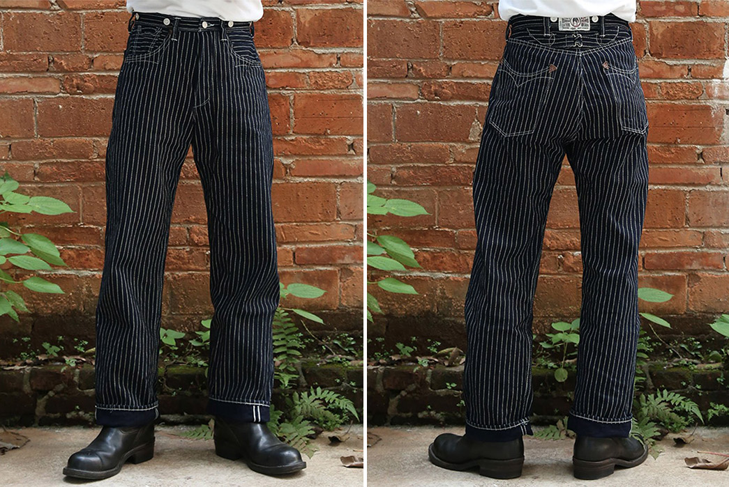 Striped-Selvedge-Jeans---Five-Plus-One 1) Bronson: 1879 Wabash Stripe Selvedge Jeans