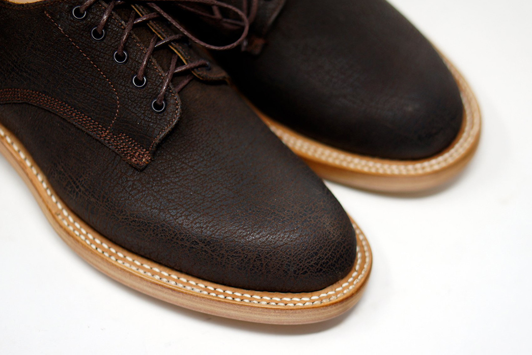Unmarked's-DBS-Micro-Texture-Derby-Shoes-Take-30-Days-to-Make-pair-front-side