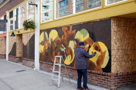 What-Will-the-New-Retail-Shopping-Experience-Look-Like-Division-Road-tapped-graffiti-artist-snekeOne-to-add-color-to-its-shuttered-Seattle-storefront.-Image-via-Division-Road-1