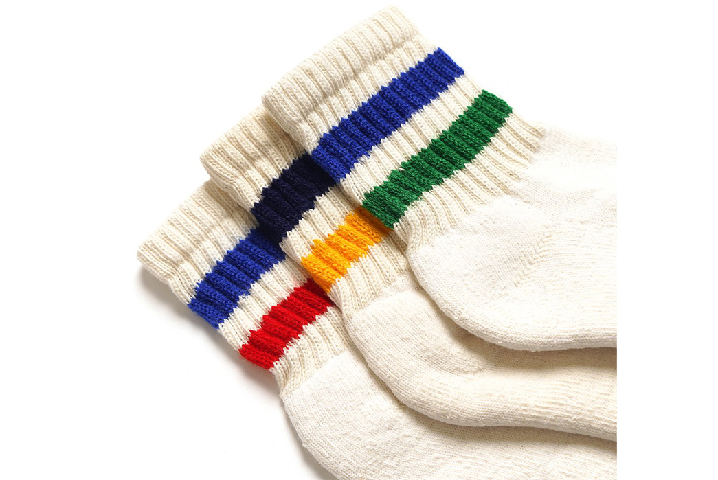 American-Trench-Retro-Stripe-Quarter-Crew-Socks-Are-Knitted-In-North-Carolina-detailed