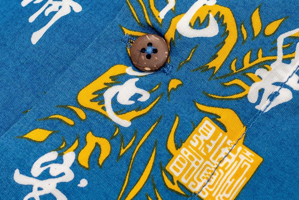 Do-The-Truffle-Shuffle-In-These-Pherrow's-x-Head-Goonie-Hawaiian-Shirts-front-blue-detailed