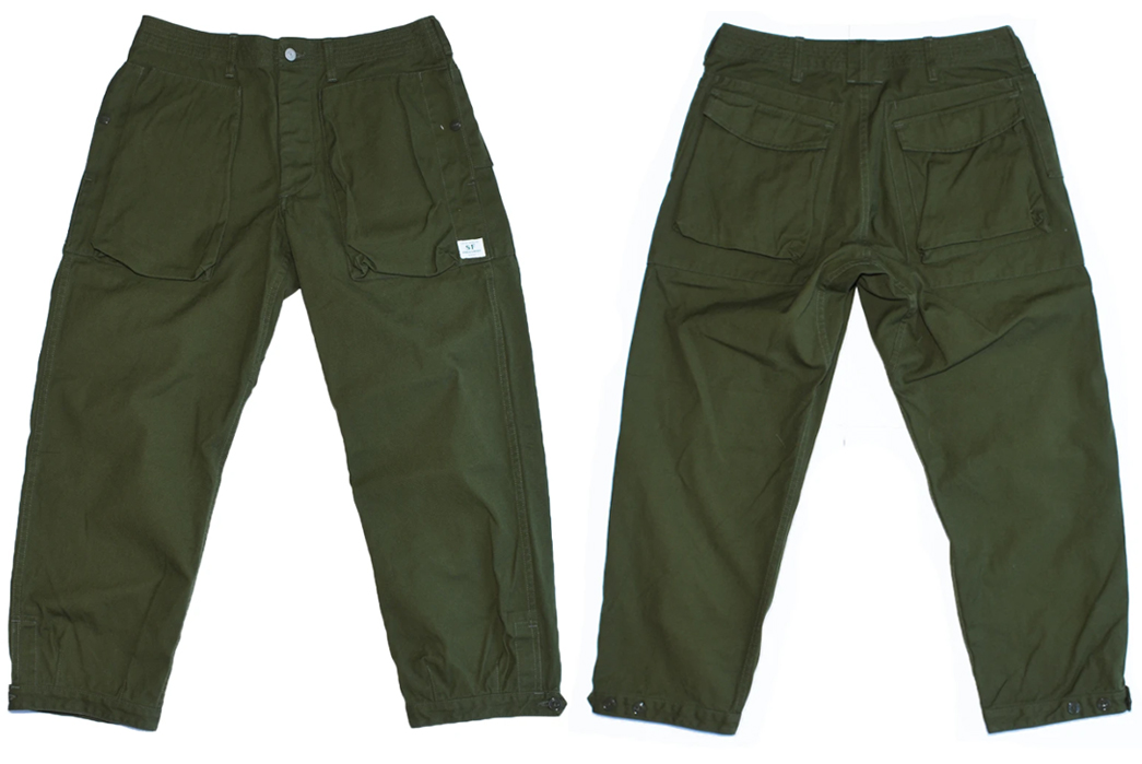 Extend-Your-Green-Thumb-To-Your-Legs-With-The-Sassafras-Digs-Crew-Pant-4-5-Olive-front-back