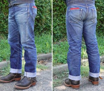 Fade-Friday---Boncoura-XX-47-Jeans-(1-Year,-5-Washes,-1-Soak)-model-front-back