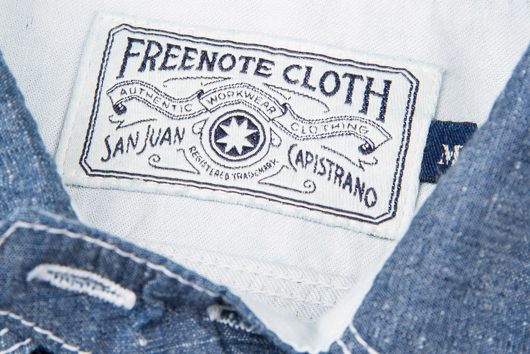 Freenote-Cloth's-Lambert-Shirt-Is-a-Finely-Tuned-Chambray-front-inside-brand