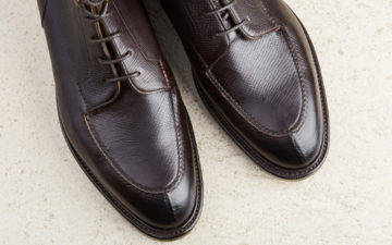 Norwegian-Split-Toe-Boots---Five-Plus-One-3)-Edward-Green-Cranleigh-pair-top