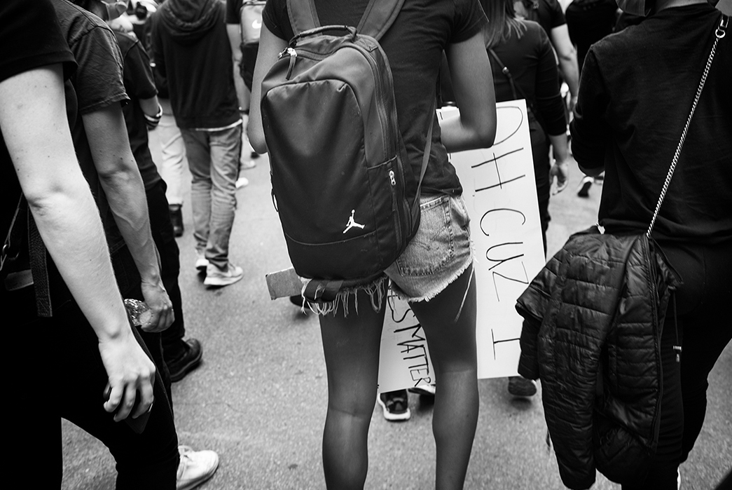 NYC's-Black-Lives-Matter-Protests-In-Pictures-by-Eric-Kvatek-backpack