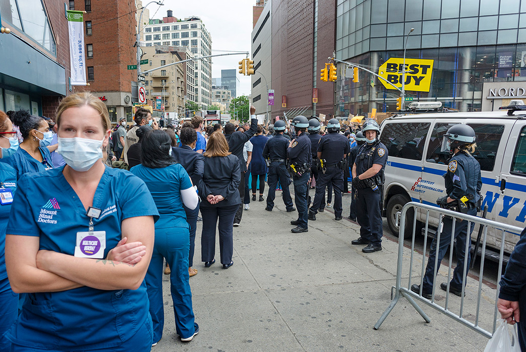 NYC's-Black-Lives-Matter-Protests-In-Pictures-by-Eric-Kvatek-cops-and-doctors