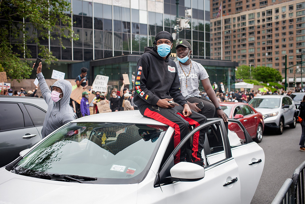NYC's-Black-Lives-Matter-Protests-In-Pictures-by-Eric-Kvatek-white-car
