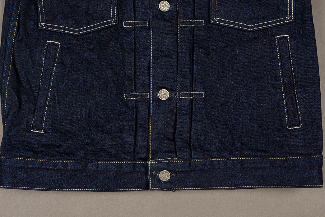 Tanuki-Gives-Us-The-Blues-With-Its-Yurai-Denim-jacket-front-detailed