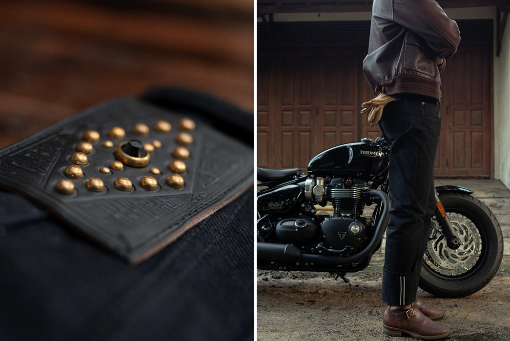 The-Oldblue-Co.-Black-Stallion-Is-Your-Next-Denim-Steed-back-patch-and-model-side