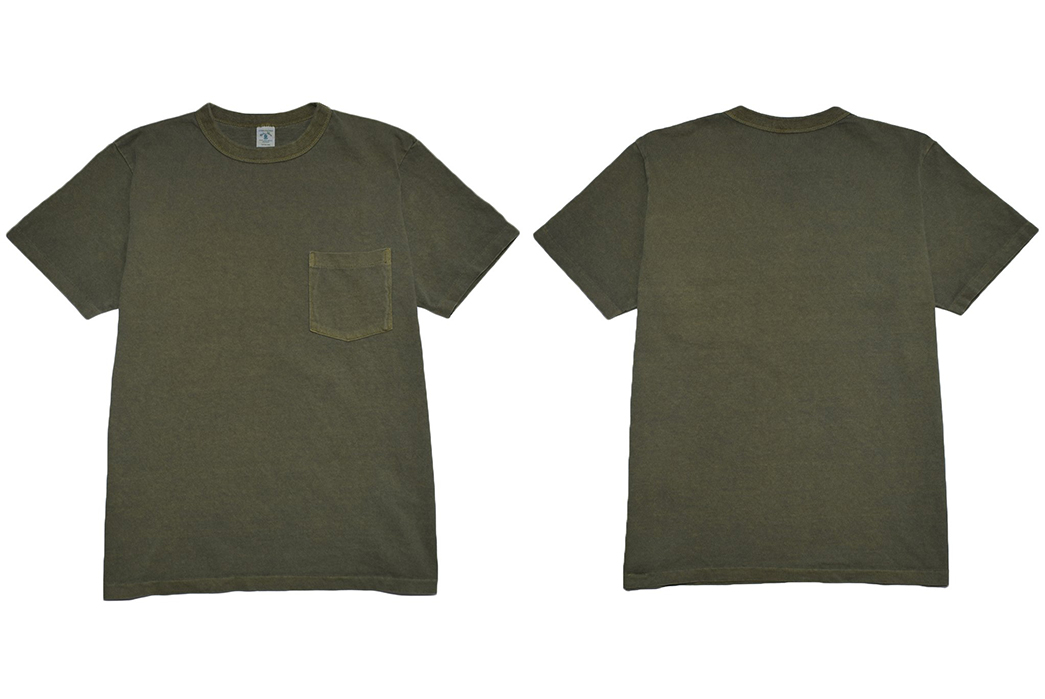 Velva-Sheen-Provides-Authentic-Thrift-Store-Feel-With-Its-Pigment-Dyed-Tees-front-back-dark-green